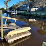 Waterfront Home With Private Dock, Walk To Beach