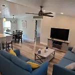 Waterfront Home With Private Dock, Walk To Beach