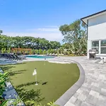 Vilano Rose Slps 24, 6Bds, 5 Bths, Pool, Wlk To Beach, Golf, Pets