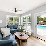 Vilano Rose Slps 24, 6Bds, 5 Bths, Pool, Wlk To Beach, Golf, Pets