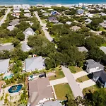 Blue Hour Playfully Designed Beach Home W Hot Tub Fire Pit Game Room