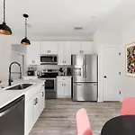Blue Hour Playfully Designed Beach Home W Hot Tub Fire Pit Game Room