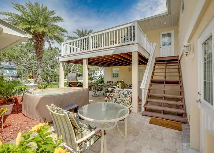 St Augustine Apt With Hot Tub Access About 1 Mi To Beach