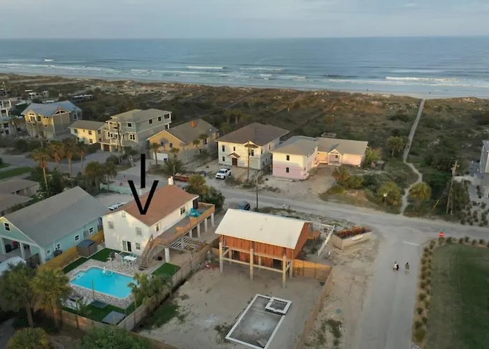 Atlantic View Heated Pool Spa Firepit Beach