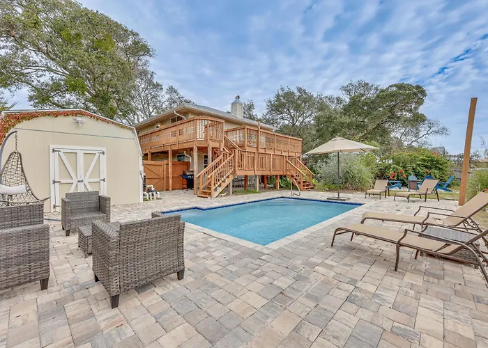 Canal-Front St Augustine Home With Dock And Pool!