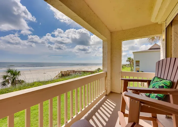 Beachfront St Augustine Condo With Pool Access