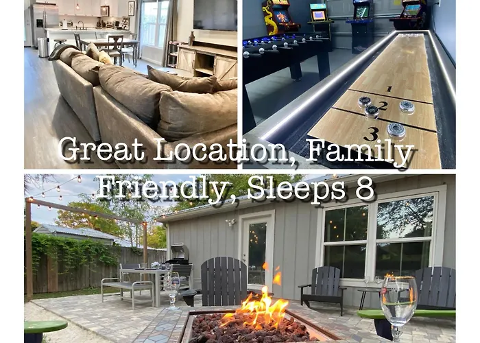 San Sebastians Hideaway - Modern With Group Friendly Amenities Just Minutes From Downtown And St Augustine Beach