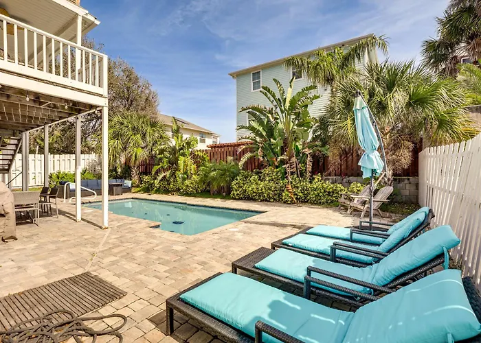 Walk To Beach And Relax By Pool St Augustine Home