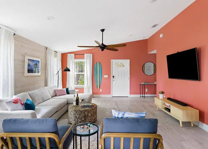 Hidden Grove Hot Tub Deck W Lounge 2 Blocks To The Beach