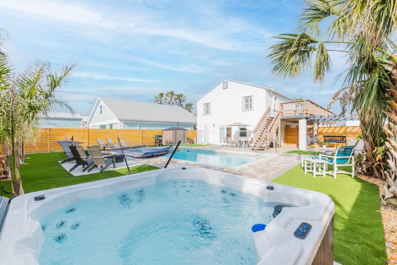 Atlantic View Heated Pool Firepit
