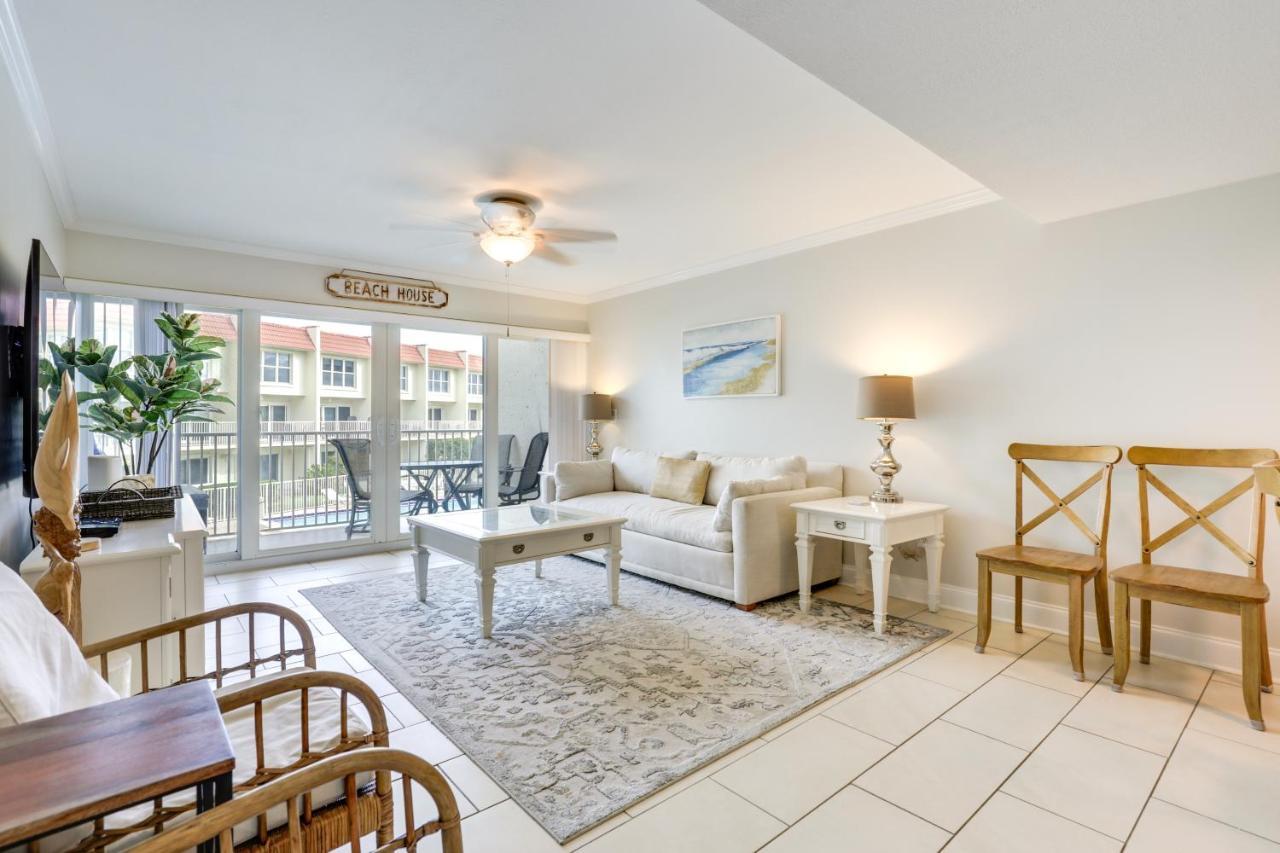 Apartment St Augustine Poolside Oasis With Private Patio! *
