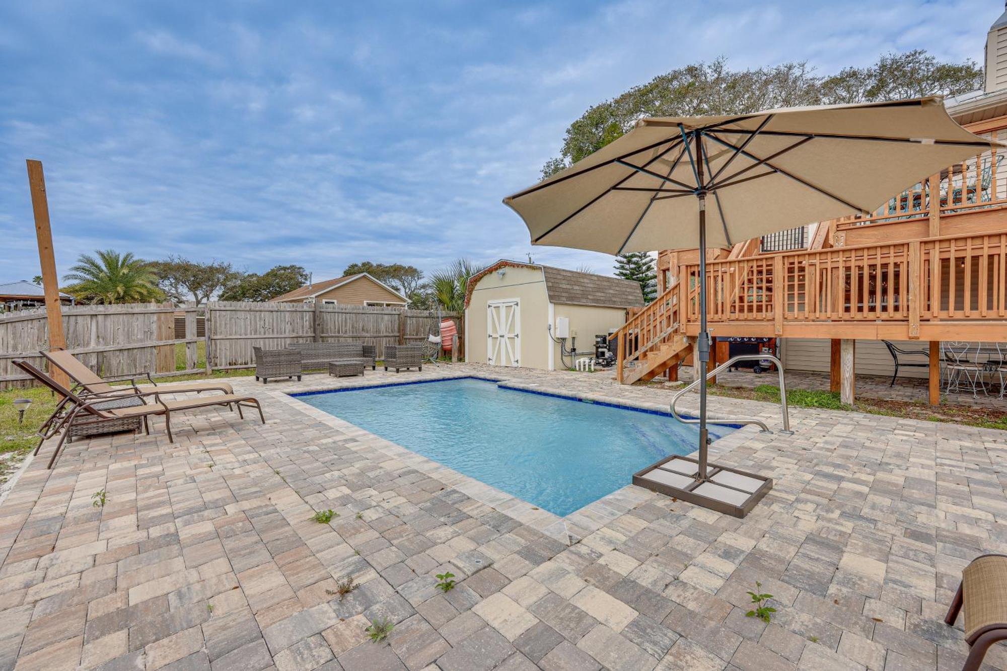Canal-front St Augustine With Dock And Pool! Holiday home