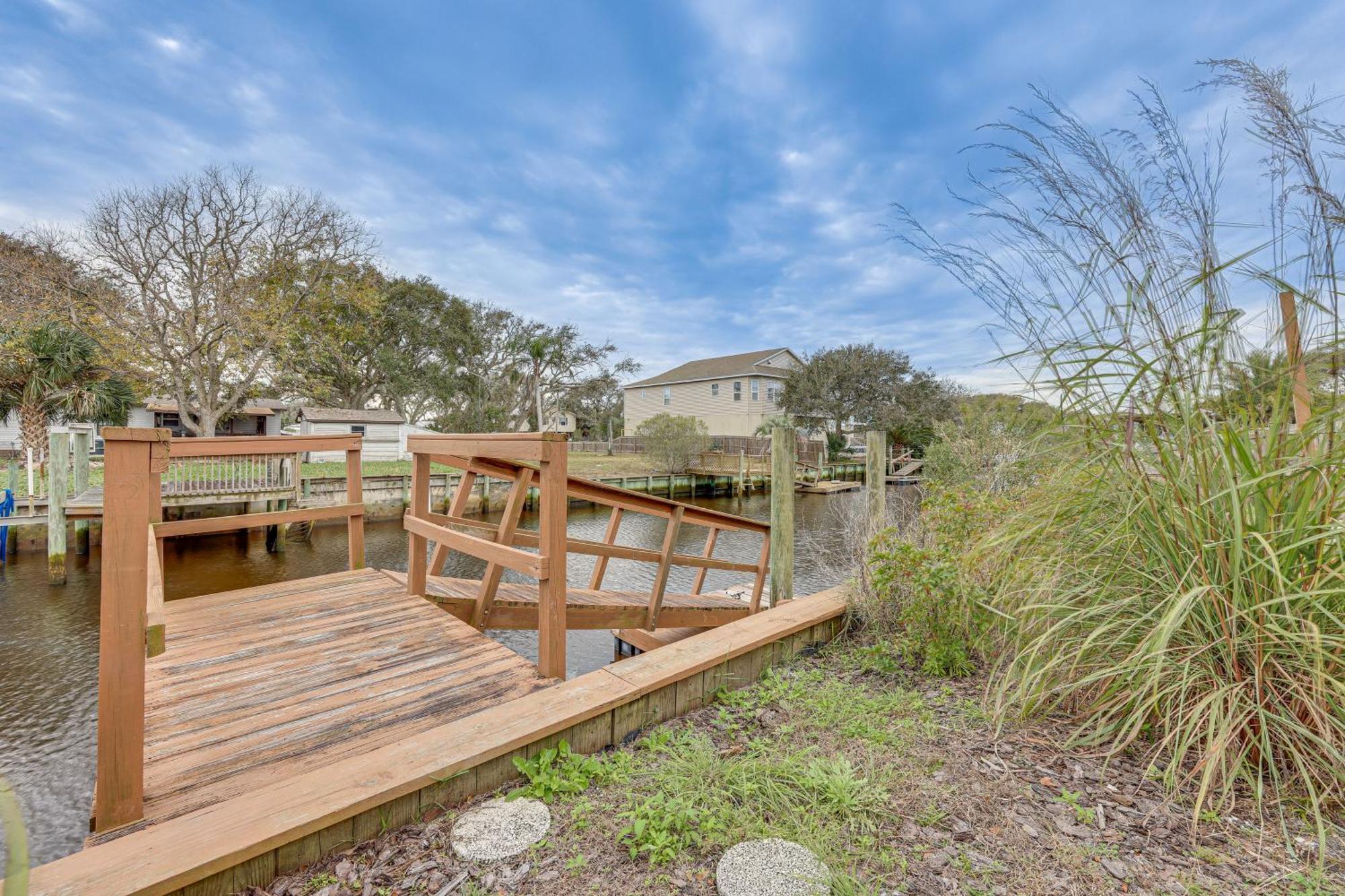 Canal-front St Augustine With Dock And Pool! St. Augustine