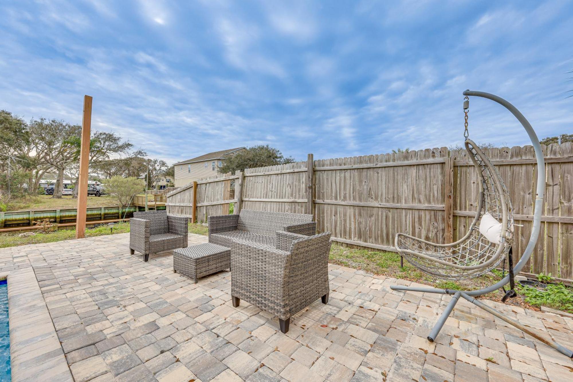 Canal-front St Augustine With Dock And Pool!