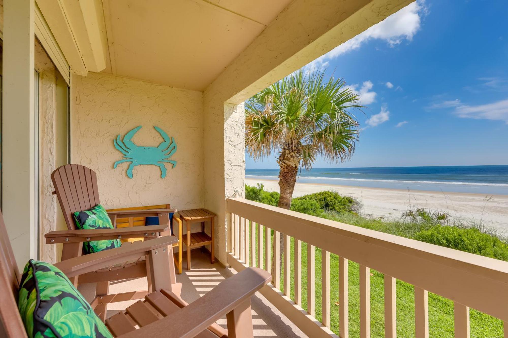 Beachfront St Augustine With Pool Access Apartment