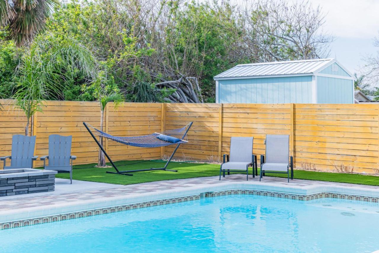 Atlantic View Heated Pool Firepit