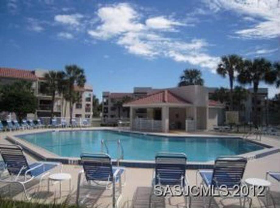 Side Complex B23 1 Bed 1 Bath W/heated Pool Apartamento *