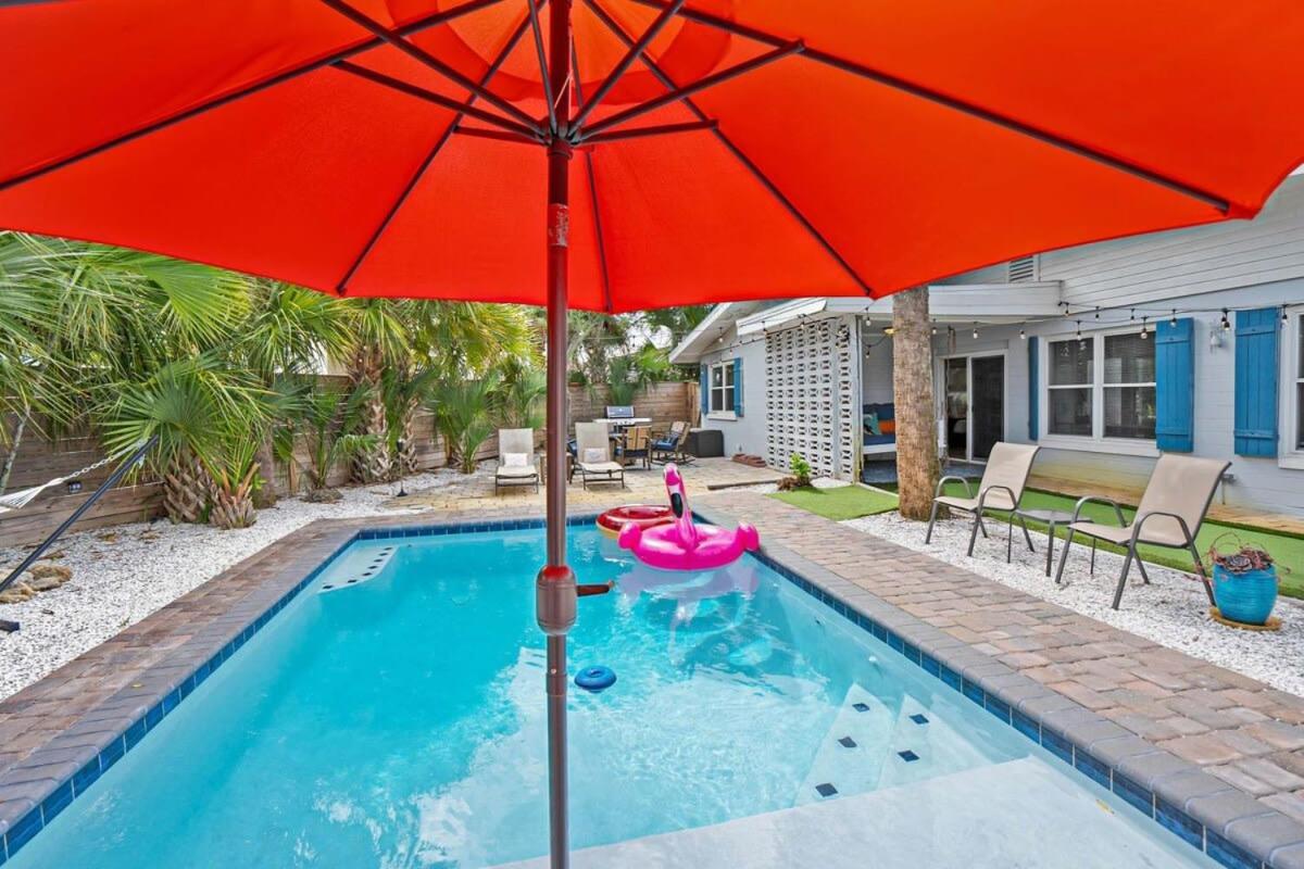 Heated Pool By The Sea Mini Golf Dogs Ok St. Augustine