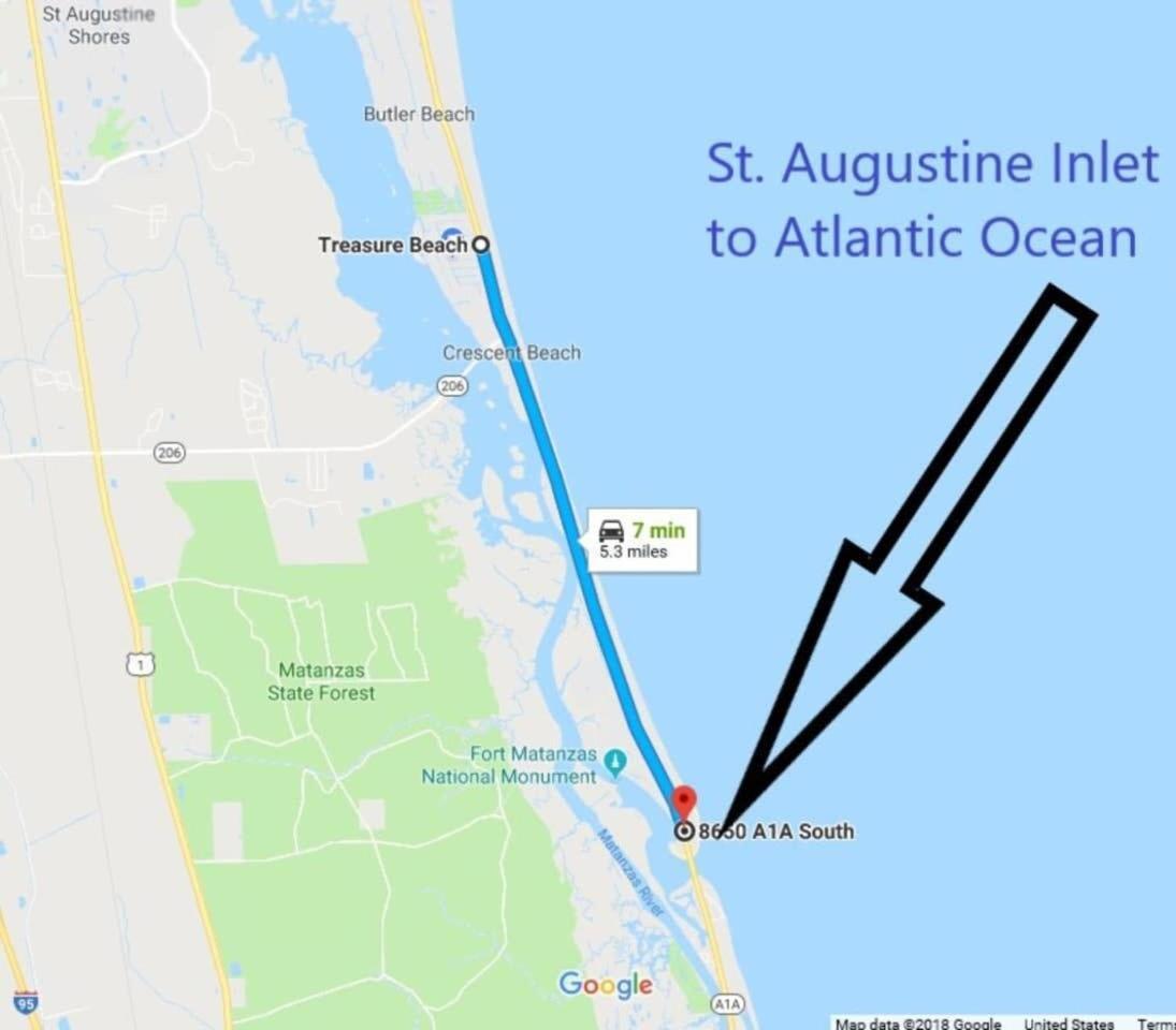 Canal Dock Walk To Kayaks Sup Fishing Casa de férias Saint Augustine