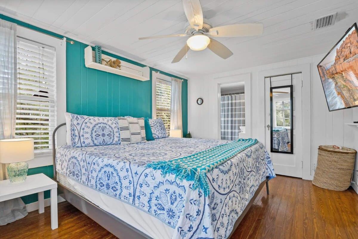 Marvelous Mermaid Bungalow, Dog-friendly Upstairs In Prime Vilano Apartment *