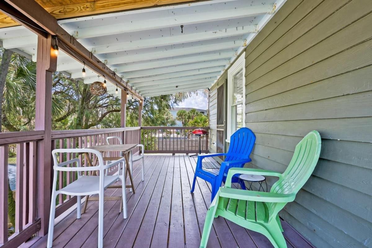 Marvelous Mermaid Bungalow, Dog-friendly Upstairs In Prime Vilano Apartment St. Augustine