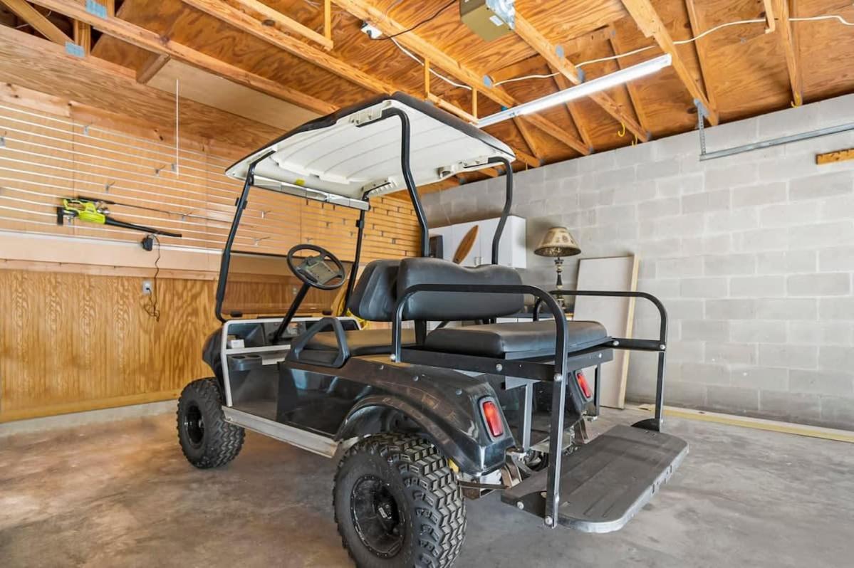 W Pool Golf Cart Game Dogs Ok