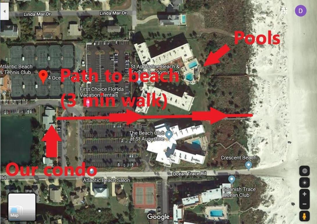Island Oasis - 3br 2ba - Steps To The Ocean! St. Augustine
