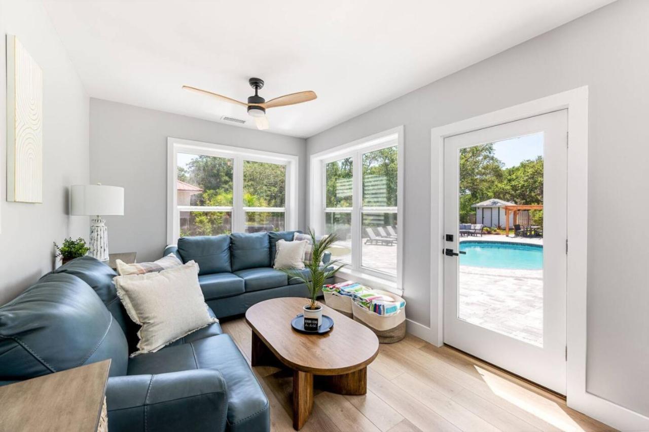 Vilano Rose Slps 24, 6bds, 5 Bths, Pool, Wlk To Beach, Golf, Pets * St. Augustine