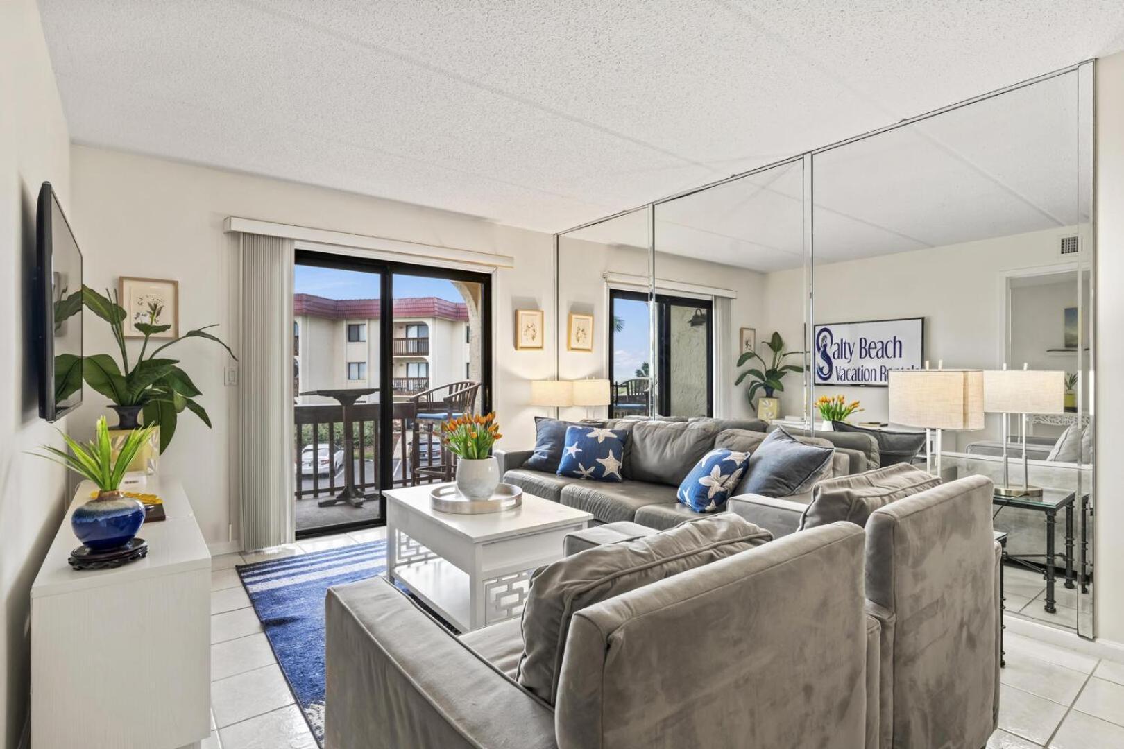Just Beachy-ocean View-2nd Fl Apartment St. Augustine