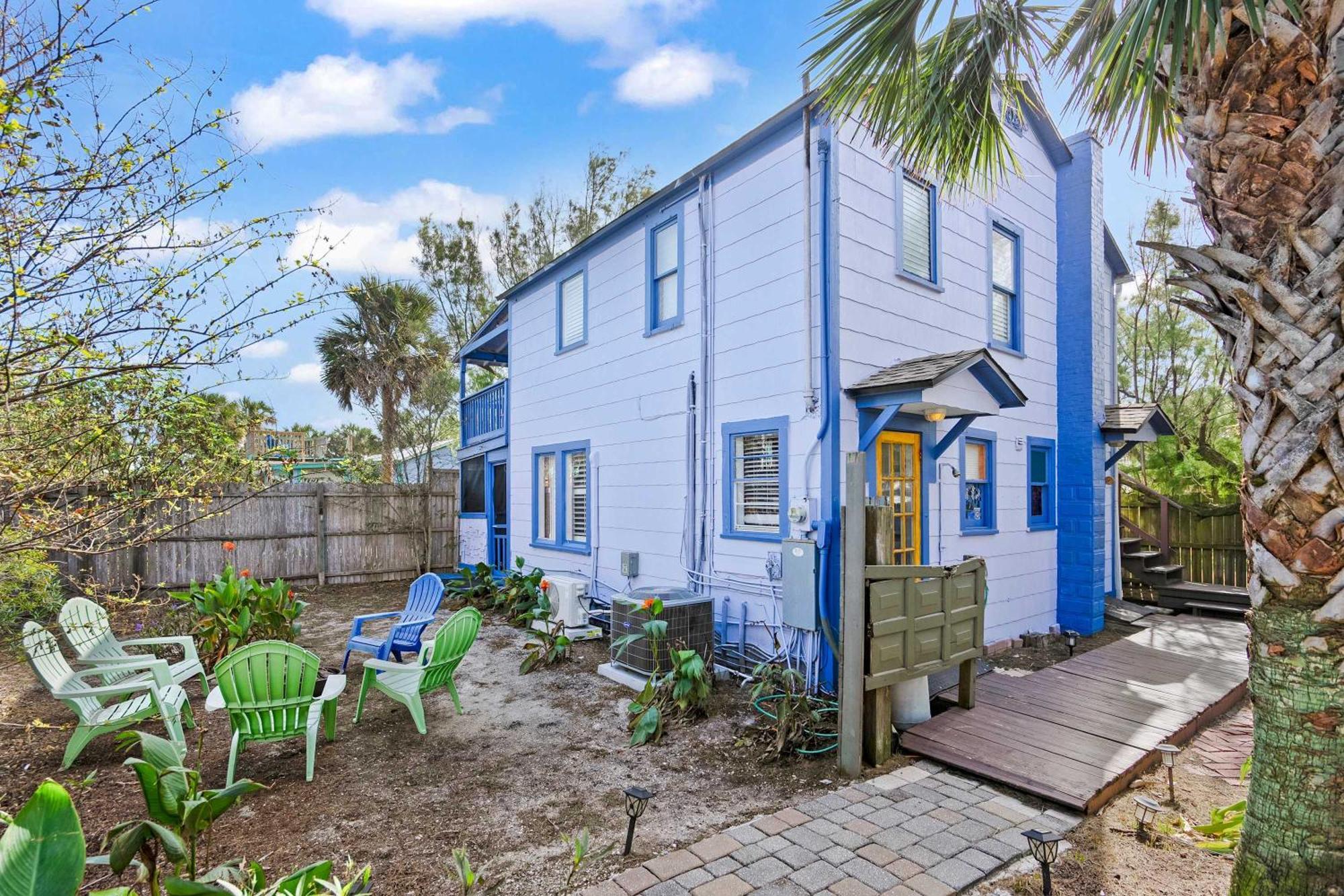 Marvelous Mermaid Bungalow, Dog-friendly Upstairs In Prime Vilano