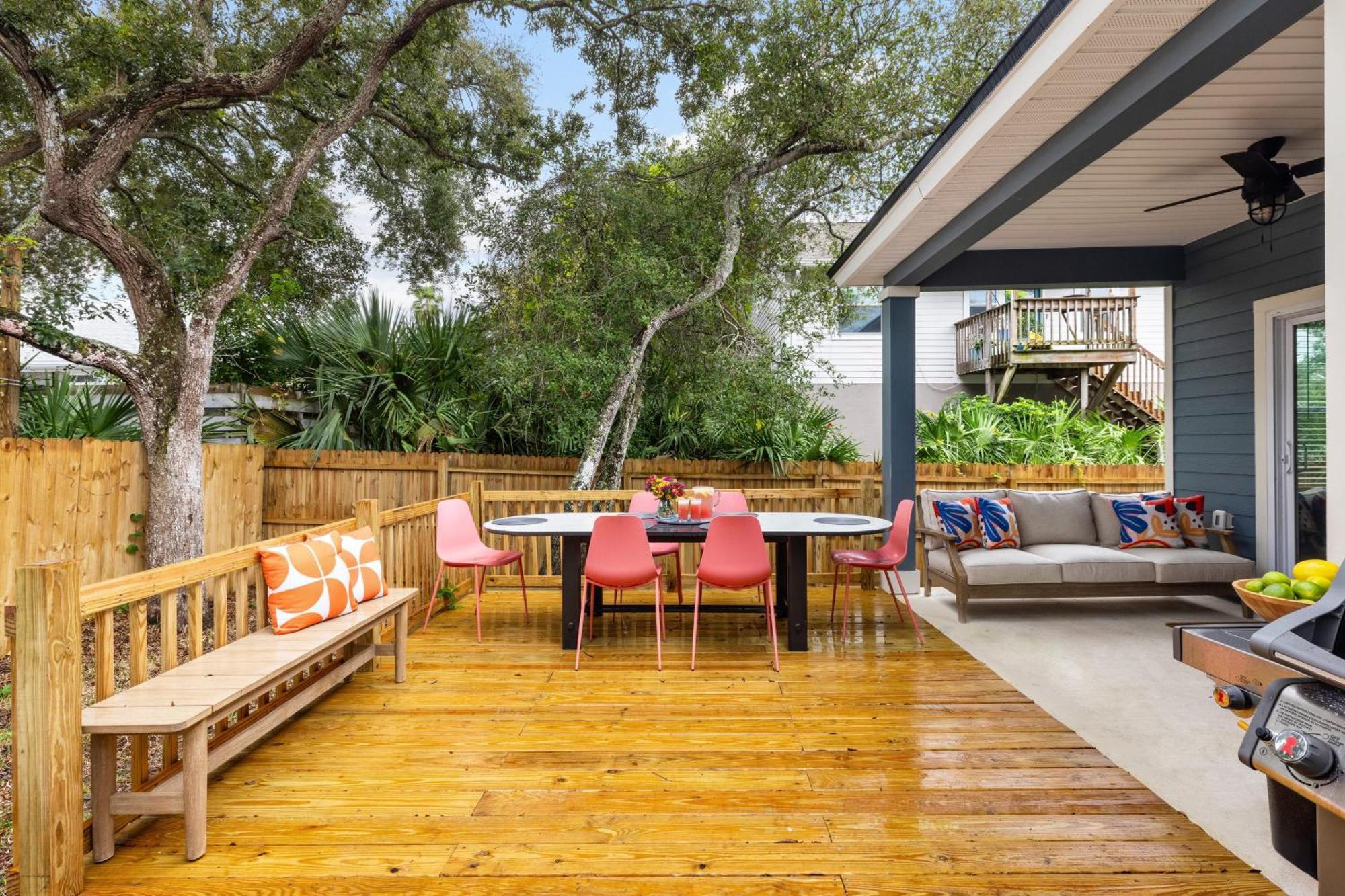 Blue Hour Playfully Designed W Hot Tub Fire Pit Game *