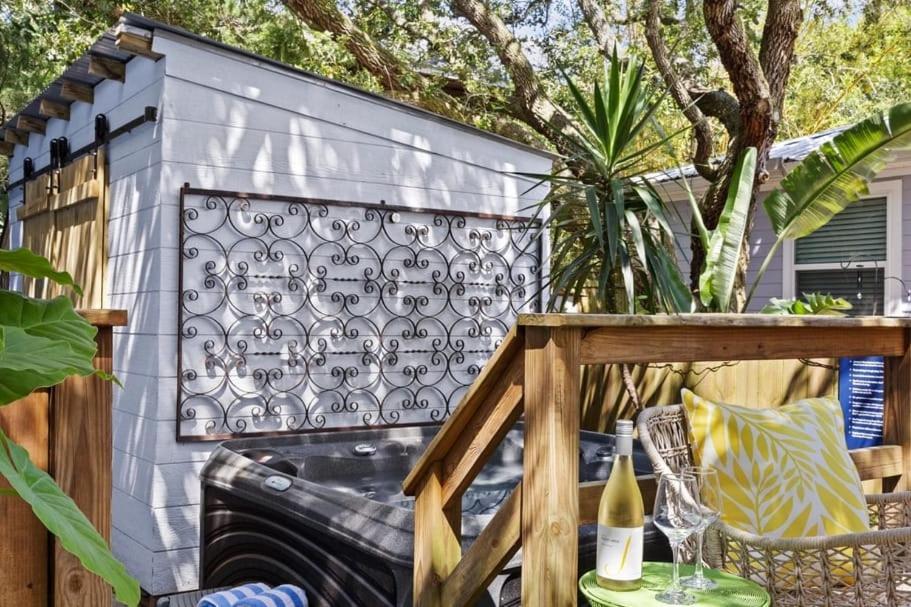 Hidden Grove Hot Tub Deck W Lounge 2 Blocks To The * St. Augustine