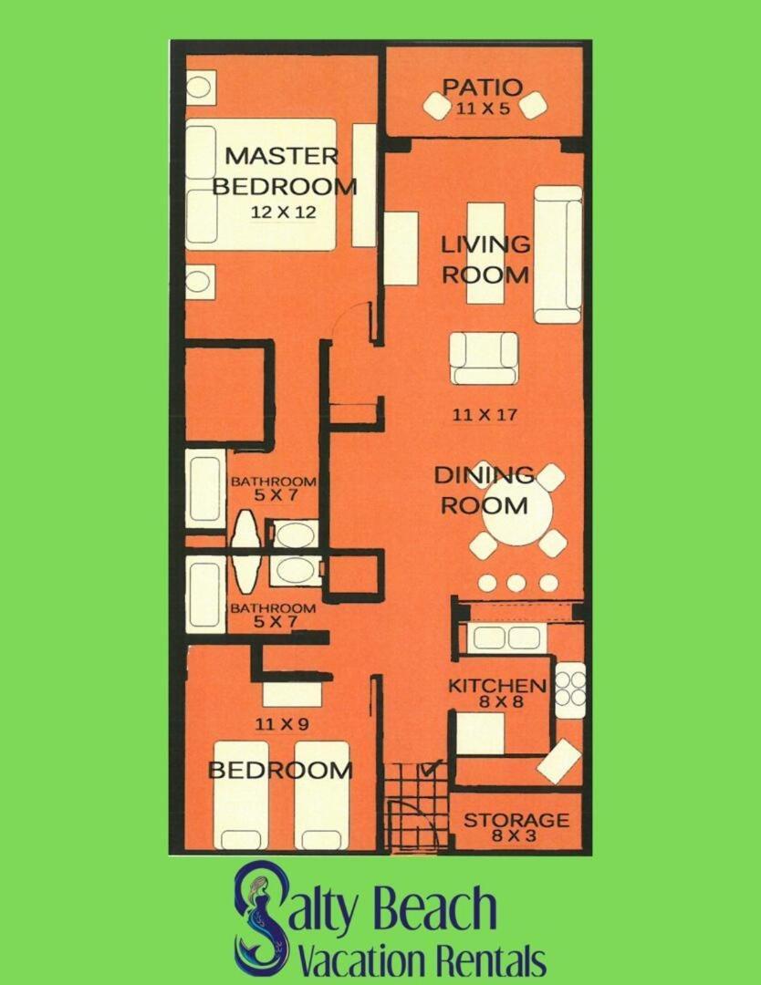 Just Beachy-ocean View-2nd Fl Apartment St. Augustine