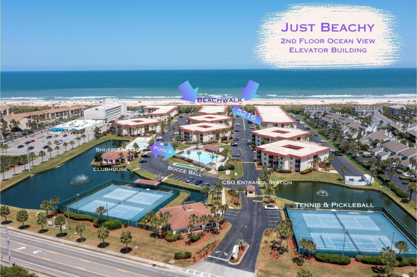 Just Beachy-ocean View-2nd Fl Apartment
