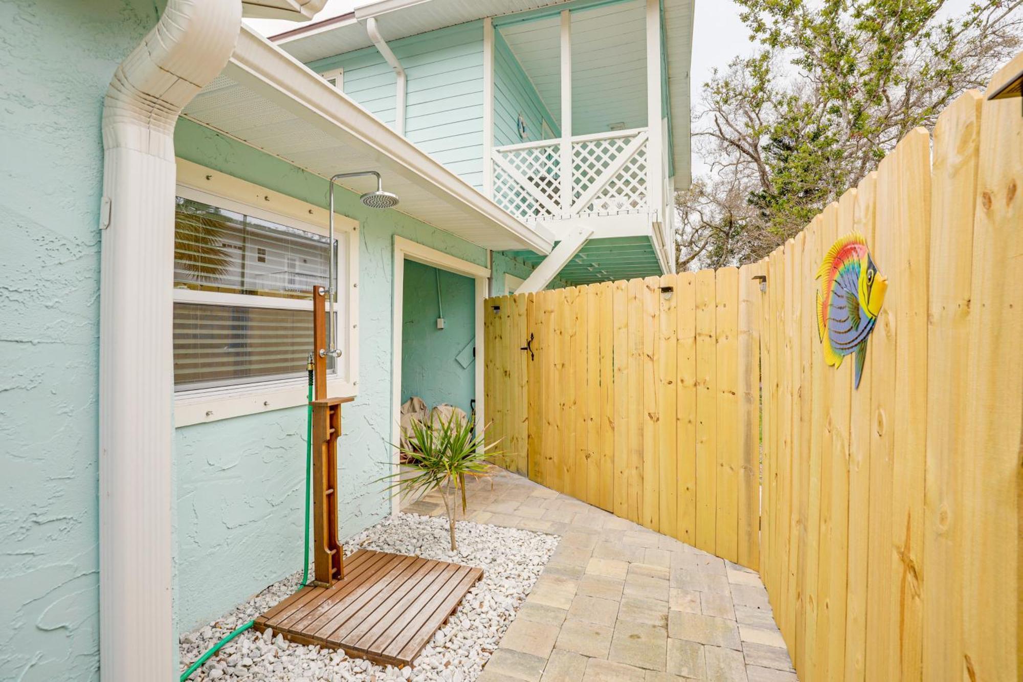 Walk To Getaway With Fire Pit In St Augustine Apartment *