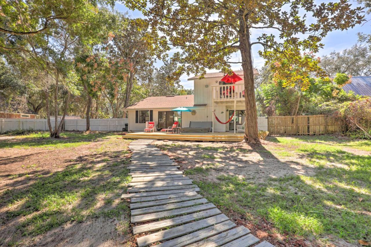 An Acre Paradise With Hot Tub In St Augustine Casa de férias *